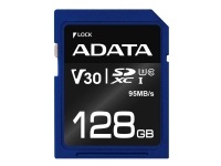 Speicherkarte A-DATA Premier Pro SDXC, UHS-I U3 Klasse 10, 128GB, blau/ADATA-339 von A-Data Technology