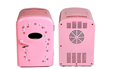 HL Pink Chillers Dual-Use 4L Kleinen Kühlschrank, Pink,pink von A Freezer
