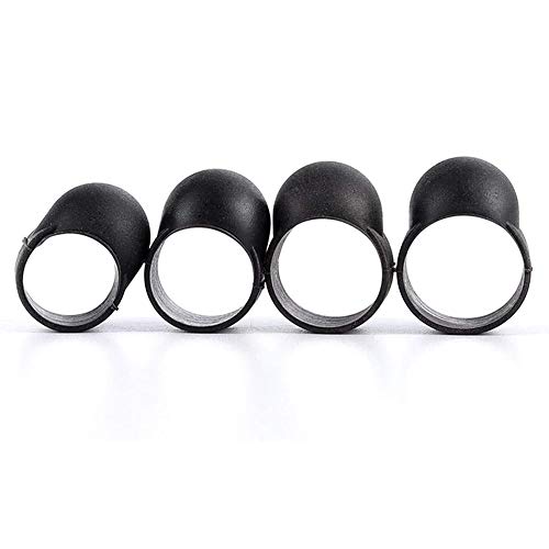 Akaddy 4pcs Stahlzunge Trommel Fingerpicks Silikon Gummi Handpan Fingerhülsen für die musikalische Ausbildung Konzert Mind Healing Yoga Meditation von A K