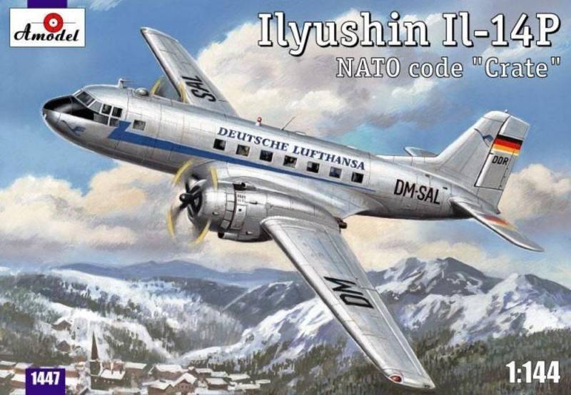 Ilyushin IL-14P DDR Lufthansa civil airc von A-Model