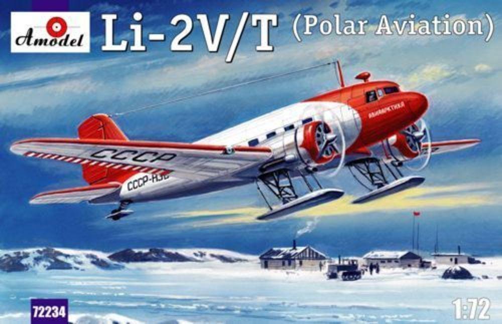 Lisunow Li-2V/T Soviet polar aircraft von A-Model