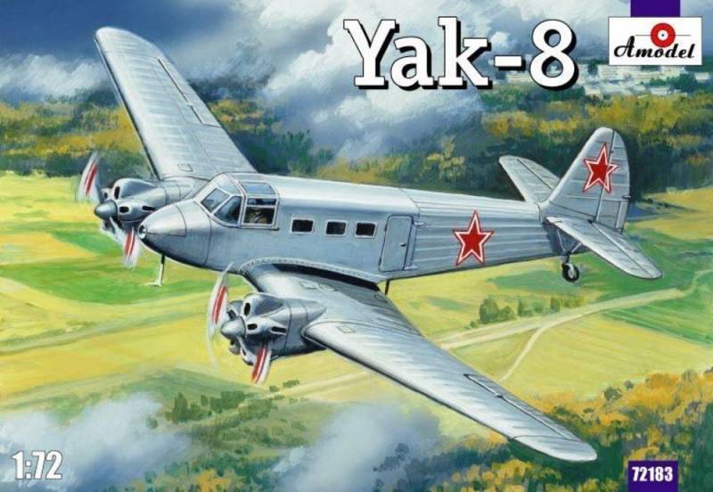 Yakovlev Yak-8 Soviet passenger aircraft von A-Model