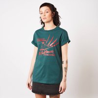 A Nightmare On Elm Street Welcome To My Nightmare Damen T-Shirt - Dunkelgrün - XXL von Original Hero