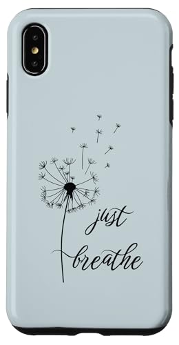 Hülle für iPhone XS Max Just Breathe Minimal Pusteblume Frühling Entspannung Yoga Natur Hülle für iPhone XS Max Just Breathe Minimal Pusteblume Frühling Entspannung Yoga Natur von A Ray of Sunshine