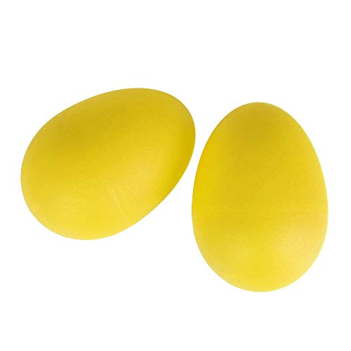 A-Star 2 Stück/Paar Kunststoff-Eierstreuer – Gelb – Rhythm Egg Maracas von A-Star