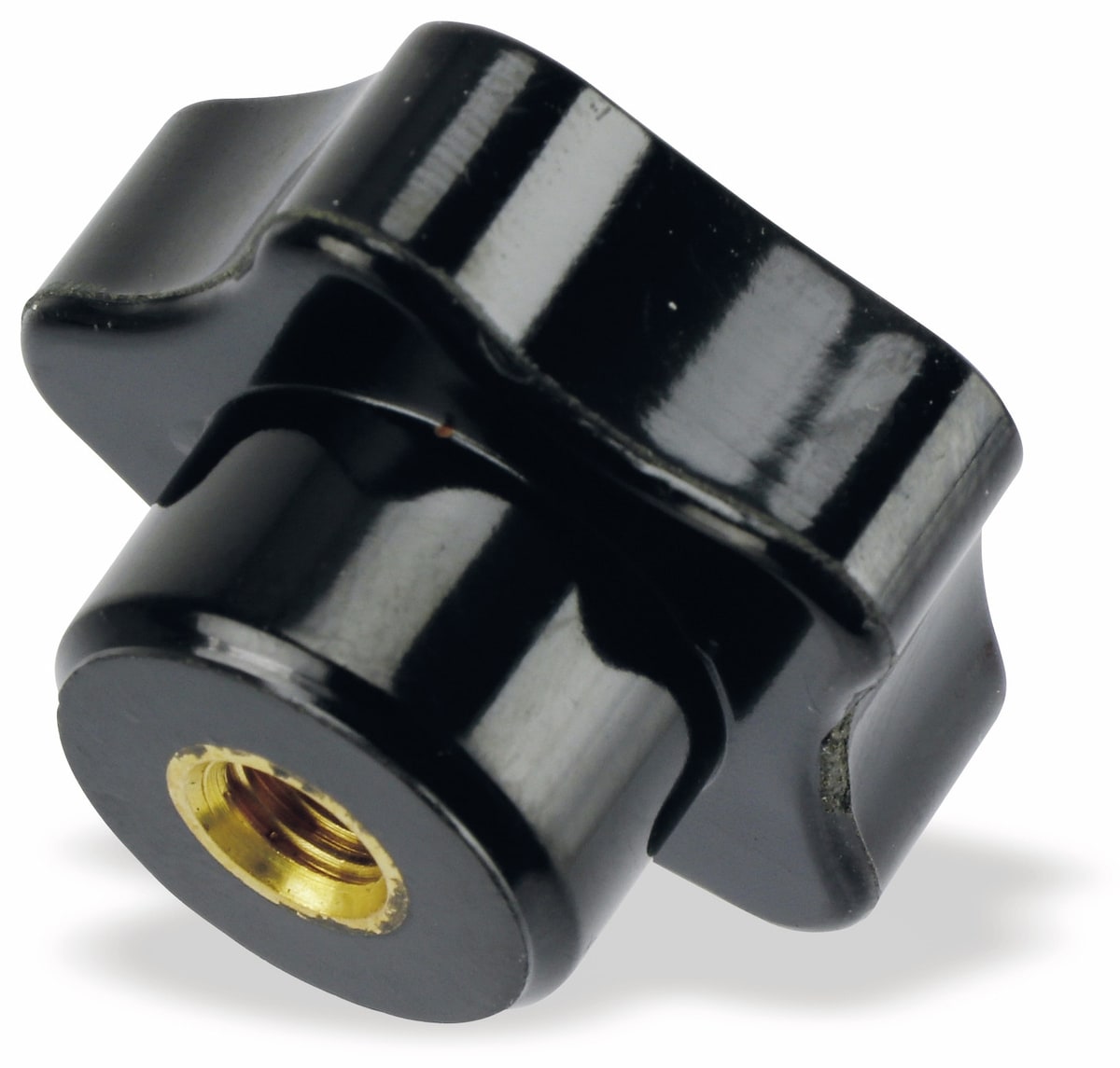 Sterngriffmutter, M6/15 mm, schwarz von A.T.Shop s.r.o