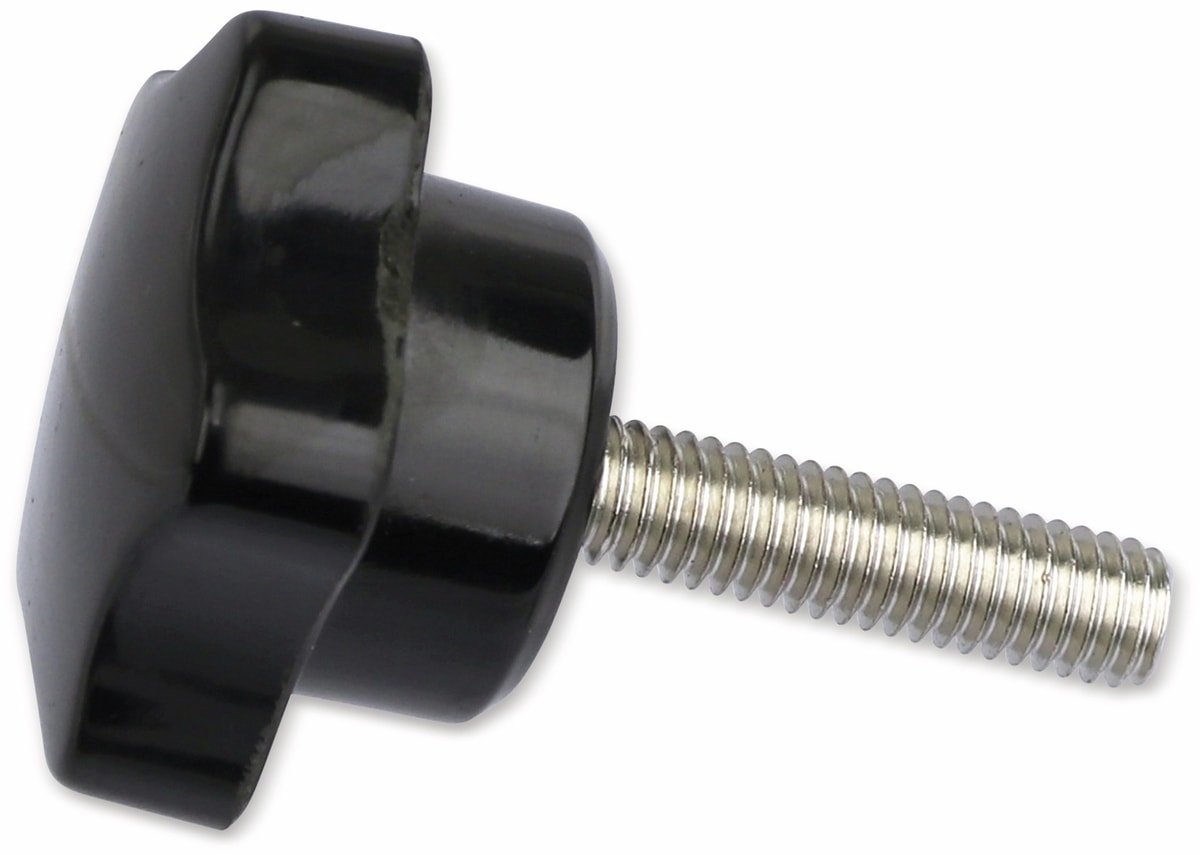 Sterngriffschraube, M6/25 mm, schwarz Sterngriffschraube, M6/25 mm, schwarz von A.T.Shop s.r.o