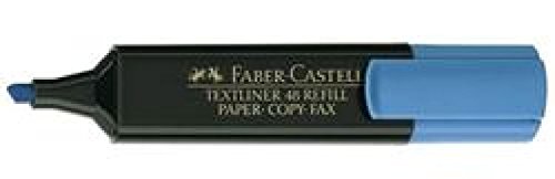 Textmarker Textliner 48 Refill 1-5mm blau(Liefermenge=4) von A.W. Faber-Castell