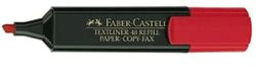Textmarker Textliner 48 Refill 1-5mm rot(Liefermenge=4) von A.W. Faber-Castell