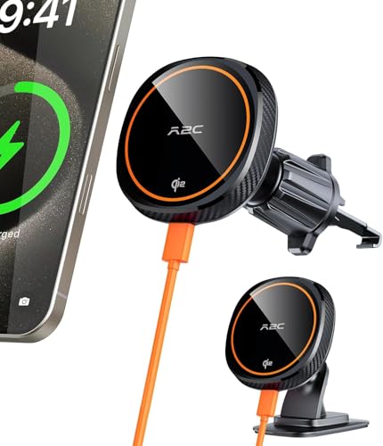 A2C Car Phone Holder, Magnetic Mount for Dashboard Air Vent, Compatible for iPhone 16/15/14/13/12 Series & for Case A2C Car Phone Holder, Magnetic Mount for Dashboard Air Vent, Compatible for iPhone 16/15/14/13/12 Series & for Case von A2C