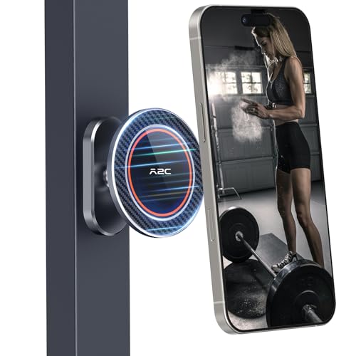 A2C-kompatibler MagSafe-Telefonhalter aus Metall, Premium-Fitness-Essentials, Geschenk für Männer und Frauen, [Doppelmagnete] Tragbarer Telefonhalter, Fitnesszubehör, kompatibel mit iPhone 16, 15 von A2C