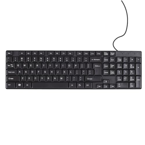 A2ZWORLD Standard kabelgebundene USB-Tastatur mit italienischem QWERTY-Layout, langlebige Tasten halten bis zu 30 Millionen Schlägen stand | 2 Modelle (Ultra Slim) von A2ZWORLD