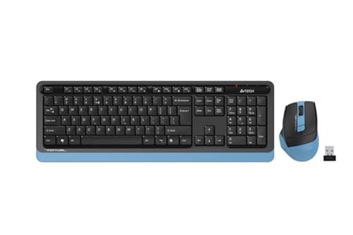 A4 TECH FG1035 KABELLOS Q M.M KLAVYE-MOUSE, BLAU von A4tech