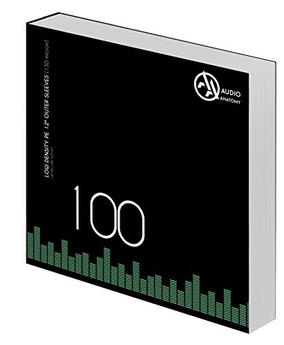 AA Audio Anatomy Anatomy Vinyl-Außenhüllen 12″ PE / 130µ - Transparent, 100 Stück von AA Audio Anatomy