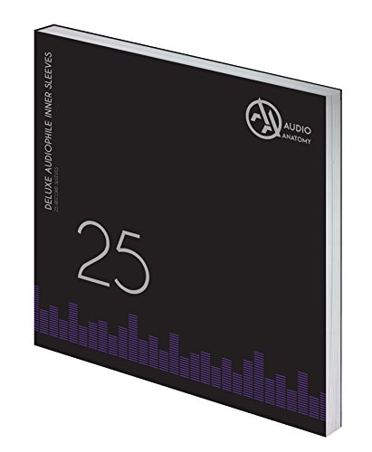 Audio Anatomy Vinyl-Innenhüllen 12" - Weiß, 25 Stück von AA Audio Anatomy