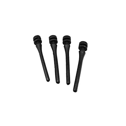 AABCOOLING Anti Vibration Rubber Screws - Schwarz Silikonstifte zum Befestigen von Lüftern am Computergehäuse - 4 Stück im Set - Reduzierung der Lüftervibrationen von AABCOOLING