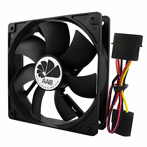 AABCOOLING Fan 12 - Leise und Efizient 120mm Gehäuselüfter - Ökonomische Reihe Für CPU Lüfter, Kühler, Gehäuse Lüfter, Fan, PC Lüfter 120mm 25 dB(A), 115 m3/h von AABCOOLING