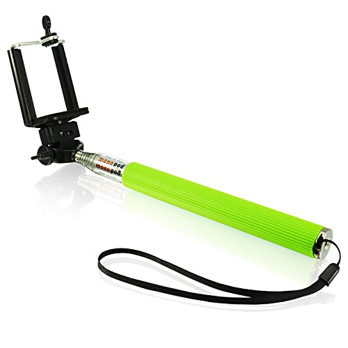 AABCOOLING Selfie Stick 1 Grün Stativ Teleskop Stab Monopod für iOS Android Smartphone von AABCOOLING