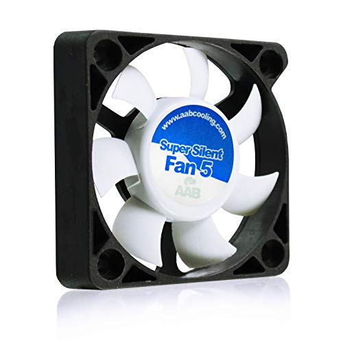 AABCOOLING Super Silent Fan 5 - Leise und Efizient 50mm Gehäuselüfter mit 4 Anti-Vibration-Pads - Mini Ventilator, 3D Drucker, Lüfter 40mm, Cooling Fan, PC Fan, 17,5 dB, 14,45 m3/h von AABCOOLING