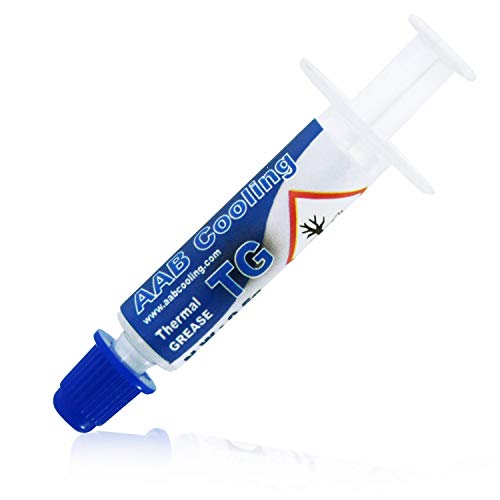 AABCOOLING Thermal Grease 0,5g - Wärmeleitpaste Weiß - Mit Hoher Wärmeleitfähigkeit für Alle CPU-PC Kühler-Lüfter Prozessor, Wasserkühlung, Niedriger Thermischer Wiederstand, Wärmeleitpad 1.5 W/mK AABCOOLING Thermal Grease 0,5g - Wärmeleitpaste Weiß - Mit Hoher Wärmeleitfähigkeit für Alle CPU-PC Kühler-Lüfter Prozessor, Wasserkühlung, Niedriger Thermischer Wiederstand, Wärmeleitpad 1.5 W/mK von AABCOOLING