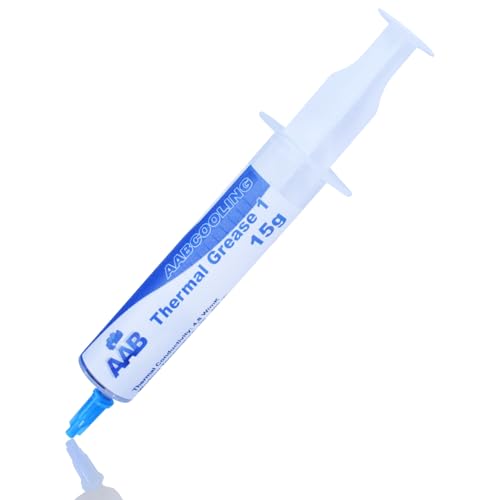 AABCOOLING Thermal Grease 1-15g - Wärmeleitpaste 4,8W/mK - CPU-PC Kühler Prozessor, Wasserkühlung, Laptop GPU Cooler - Hochleistungs - Paste mit Silber von AABCOOLING