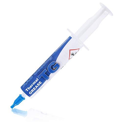 AABCOOLING Thermal Grease 10g - Wärmeleitpaste Weiß - Mit Hoher Wärmeleitfähigkeit für Alle CPU-PC Kühler-Lüfter Prozessor, Wasserkühlung, Niedriger Thermischer Wiederstand, Wärmeleitpad 1.5 W/mK von AABCOOLING
