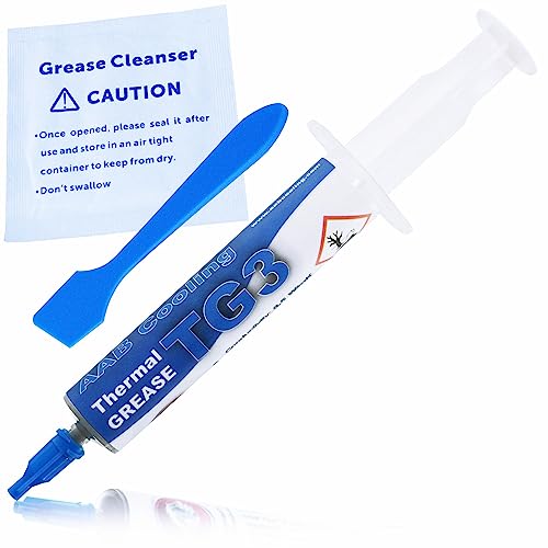 AABCOOLING Thermal Grease 3-10g - Hochleistungs 8,5W/mK Wärmeleitpaste mit Silber Für Alle CPU-PC Kühler-Lüfter Prozessor, Wasserkühlung, Thermischer Wiederstand, Paste, Wärmeleitpad von AABCOOLING