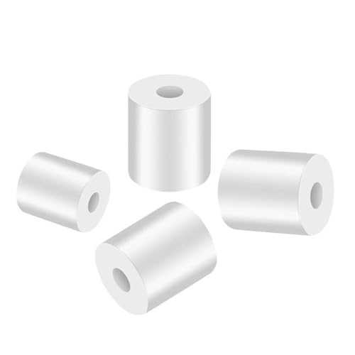 10 stücke 3D Drucker Silikon Spacer 16mm 18mm for CR10 Ender-3 Brutstätte Plattform Silikon Stoßdämpfer Horizontale Strut(10pcs White,High 18mm) von AANAN