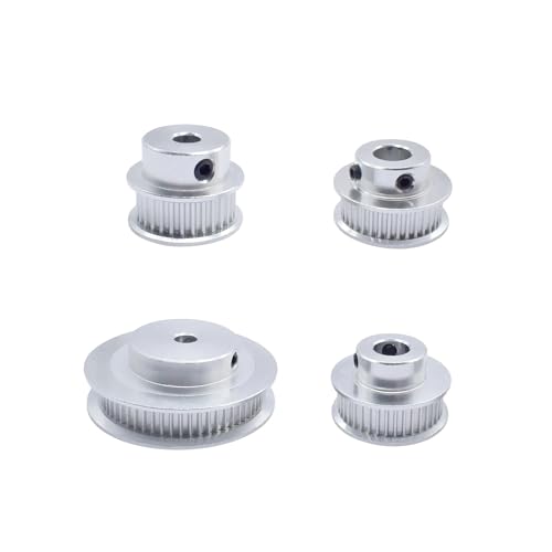 2GT Timing Pulle 30T 36T 40T 60T Zähne Bohrung 5/6.35/8mm Gürtel Breite 6mm 3D Drucker GT2 Zahnriemen Aluminium GearTiming Pulley(30T ID8 OD22) von AANAN