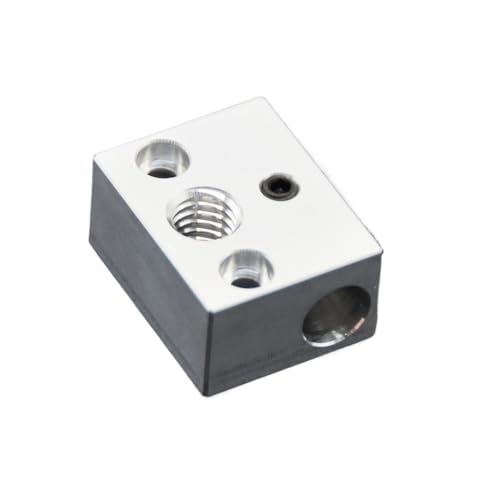 3D-Drucker-Heizblock for Ender-3 S1/CR-10 Smart Pro/Sermoon V1 Extruder-Kit(Aluminum Block,0.8mm) von AANAN