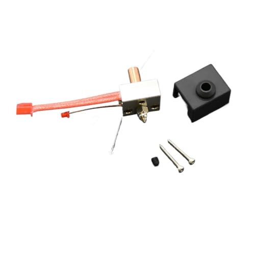3D-Drucker-Heizblock for Ender-3 S1/CR-10 Smart Pro/Sermoon V1 Extruder-Kit(Bi-Metal throat kit,0.6mm) von AANAN