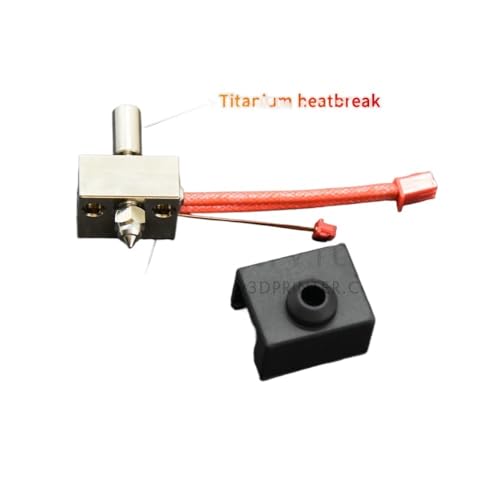 3D-Drucker-Heizblock for Ender-3 S1/CR-10 Smart Pro/Sermoon V1 Extruder-Kit(Titanium alloy Kit,0.8mm) von AANAN