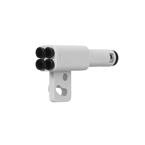 3D-Druckerkomponenten 4-in-1 PTFE-Adapter Materialrohr-Erweiterungsport AMS verbindet 4 Zufuhrmodule for X1/P1 X1C P1S P1P(1M White PTFE) von AANAN