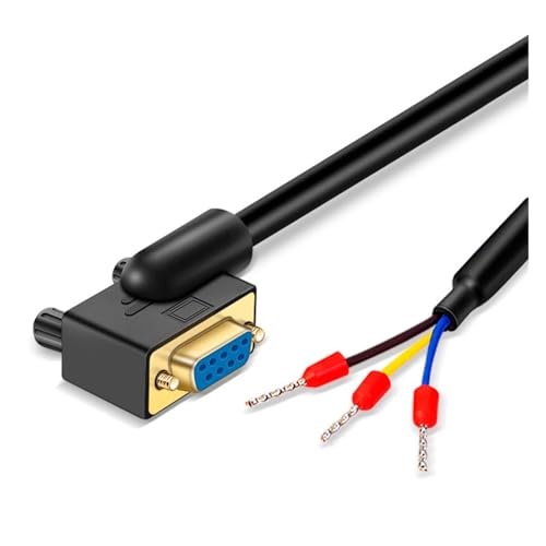 DB9-Serielles Kabel, einzelne Buchse, RS232-Verbindungskabel for linken COM-Port 235, 3-poliges Terminalkabel(2M) von AANAN