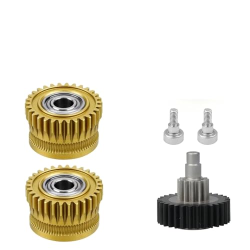 Extruder Metal Gear Machine 3 V3 Zubehör Alle Metall Extruder Passend for K1(SET C) von AANAN
