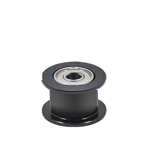 GT2 Zahnriemenscheibe, 16 Zähne, 20 Zähne, 3 mm oder 5 mm Bohrung, mit Lagern, Zahnriemen for 3D-Druckerkomponenten 6 mm 10 mm(20T W10 B5 without T,Gold Color) von AANAN