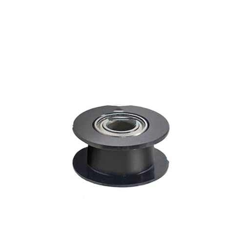 GT2 Zahnriemenscheibe, 16 Zähne, 20 Zähne, 3 mm oder 5 mm Bohrung, mit Lagern, Zahnriemen for 3D-Druckerkomponenten 6 mm 10 mm(20T W6 B5 without T,Silver color) von AANAN