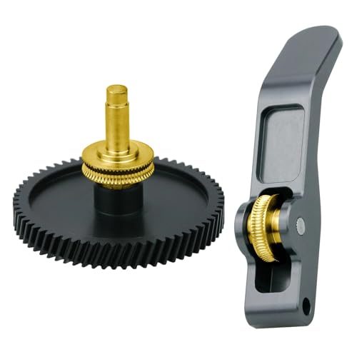 Verbesserter gehärteter Stahl for 3D-Drucker A1/A1 Mini-Extruder-Getriebebaugruppe CNC POM for Lab A1/A1 Mini(Golden,1set) von AANAN