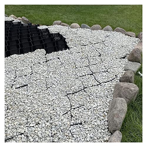 HDPE-Geozellengitter zur Kontrolle von Einfahrten und Böschungen – 4 Zoll hoch, 40 cm x 40 cm Kiesstabilisator(4m x 5m (13ft x 16.5ft) 5cm/2" High) von AANNAA