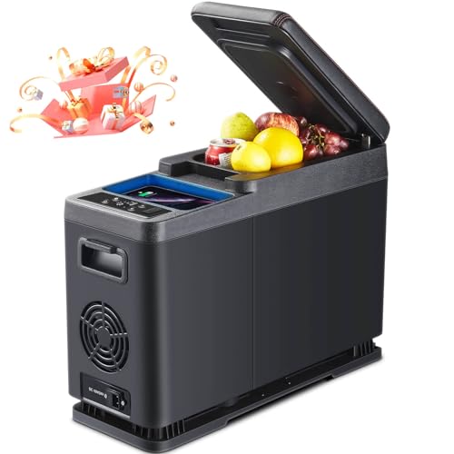 AAOBOSI Kompressor Kühlbox 8 Liter, Mini Kühlbox Auto bis -15℃, Kühlbox Elektrisch mit APP-Steuerung,Kühlbox 12/24 V für Auto, LKW, Boot, Reisemobil AAOBOSI Kompressor Kühlbox 8 Liter, Mini Kühlbox Auto bis -15℃, Kühlbox Elektrisch mit APP-Steuerung,Kühlbox 12/24 V für Auto, LKW, Boot, Reisemobil von AAOBOSI
