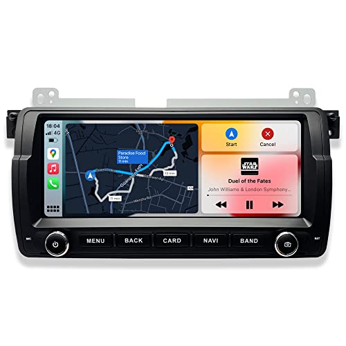 AASINUOZTEC Android 12 Autoradio Stereo für BMW E46 3er Rover 75 MG ZT,Otca Core 4G+128G 8,8” IPS Touchscreen GPS Navigation Head Unit,Bluetooth 5.0 Wireless CarPlay&Android Auto/DSP/4G-LTE von AASINUOZTEC