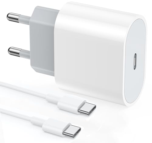 iPhone 16 20W Ladegerät USB C, Netzteil PD 3.0 Schnellladekabel C to C Kabel 2M Kompatibel Mit iPhone 15/16 15 Pro/16 15 Pro Max/16 15 Plus Sam-Sung Galaxy, etc von AAZV
