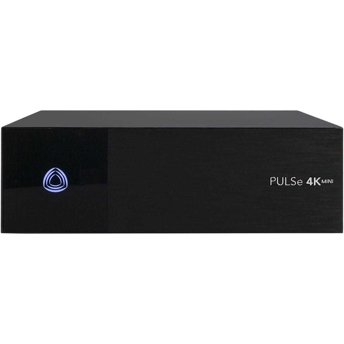 AB PULSe 4K Mini UHD Sat-Receiver (1xDVB-S2X Linux E2 H.265 CI LAN schwarz) 128GB MicroSD von AB-COM