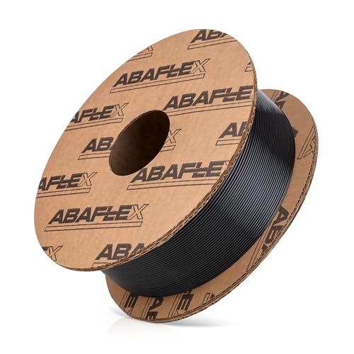 ABAFLEX PETG+ Filament 1.75 mm, 1000g, EKO Spule 84mm, Schwarz, Toleranz ±0.019mm, Perfekte Präzision, HIGH-TECH EU Prod., SUPER schneller 3D-Druckmaterialien ABAFLEX PETG+ Filament 1.75 mm, 1000g, EKO Spule 84mm, Schwarz, Toleranz ±0.019mm, Perfekte Präzision, HIGH-TECH EU Prod., SUPER schneller 3D-Druckmaterialien von ABAFLEX
