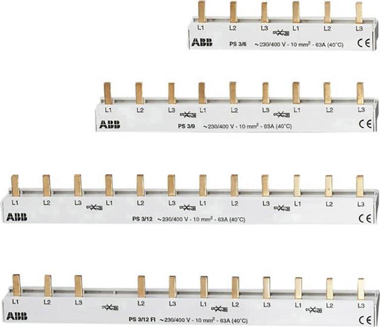 ABB 3-PHASENSCHIENE 15 9 Mod.GH PS3/9 L203 0507 R0002 f.Compact u.Connect von ABB Stotz-Kontakt / Striebel