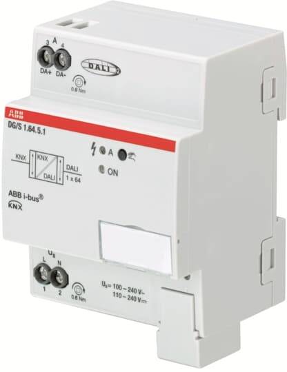 ABB DALI Gateway 1fach DG/S 1.64.5.1 Premium REG 2CDG110273R0011 ABB DALI Gateway 1fach DG/S 1.64.5.1 Premium REG 2CDG110273R0011 von ABB Stotz-Kontakt / Striebel