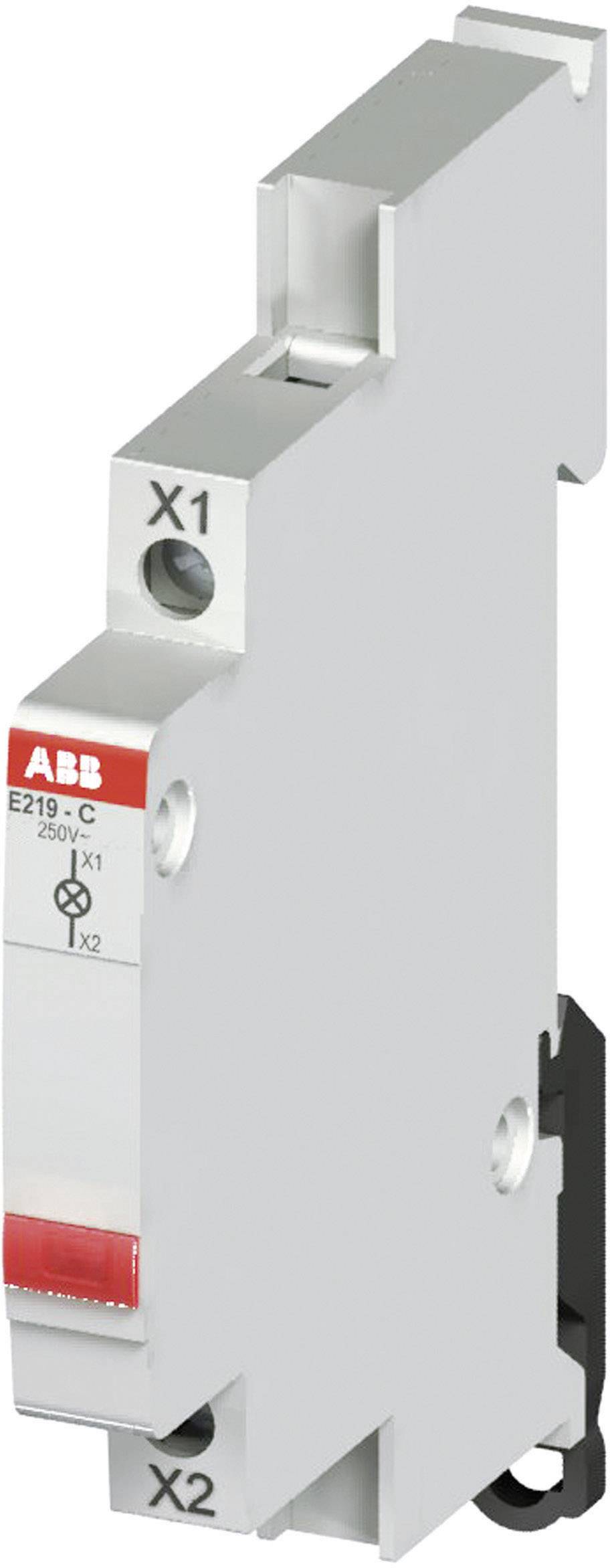 ABB Leuchtmelder rot mit E219-C Glimmlampe 2CCA703401R0001 Alt: E229-C von ABB Stotz-Kontakt / Striebel