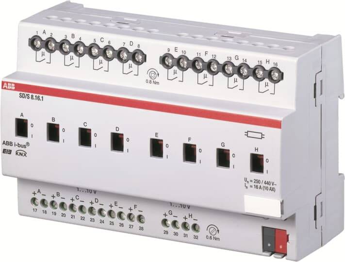 ABB Schalt-/Dimmaktor, 16A, SD/S8.16.1 ** REG ABB Schalt-/Dimmaktor, 16A, SD/S8.16.1 ** REG von ABB Stotz-Kontakt / Striebel