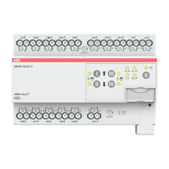 ABB Schalt-/Jalousieaktor SAH/S16.10.7.1 16fach 10 A REG 2CDG110248R0011 von ABB Stotz-Kontakt / Striebel