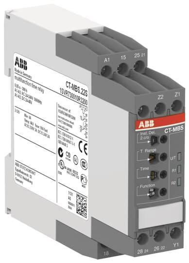 ABB Zeitrelais, multifunktion CT-MBS.22S 2We 24-48VDC, 24-240VAC CT-MBS.22S ABB Zeitrelais, multifunktion CT-MBS.22S 2We 24-48VDC, 24-240VAC CT-MBS.22S von ABB Stotz-Kontakt / Striebel